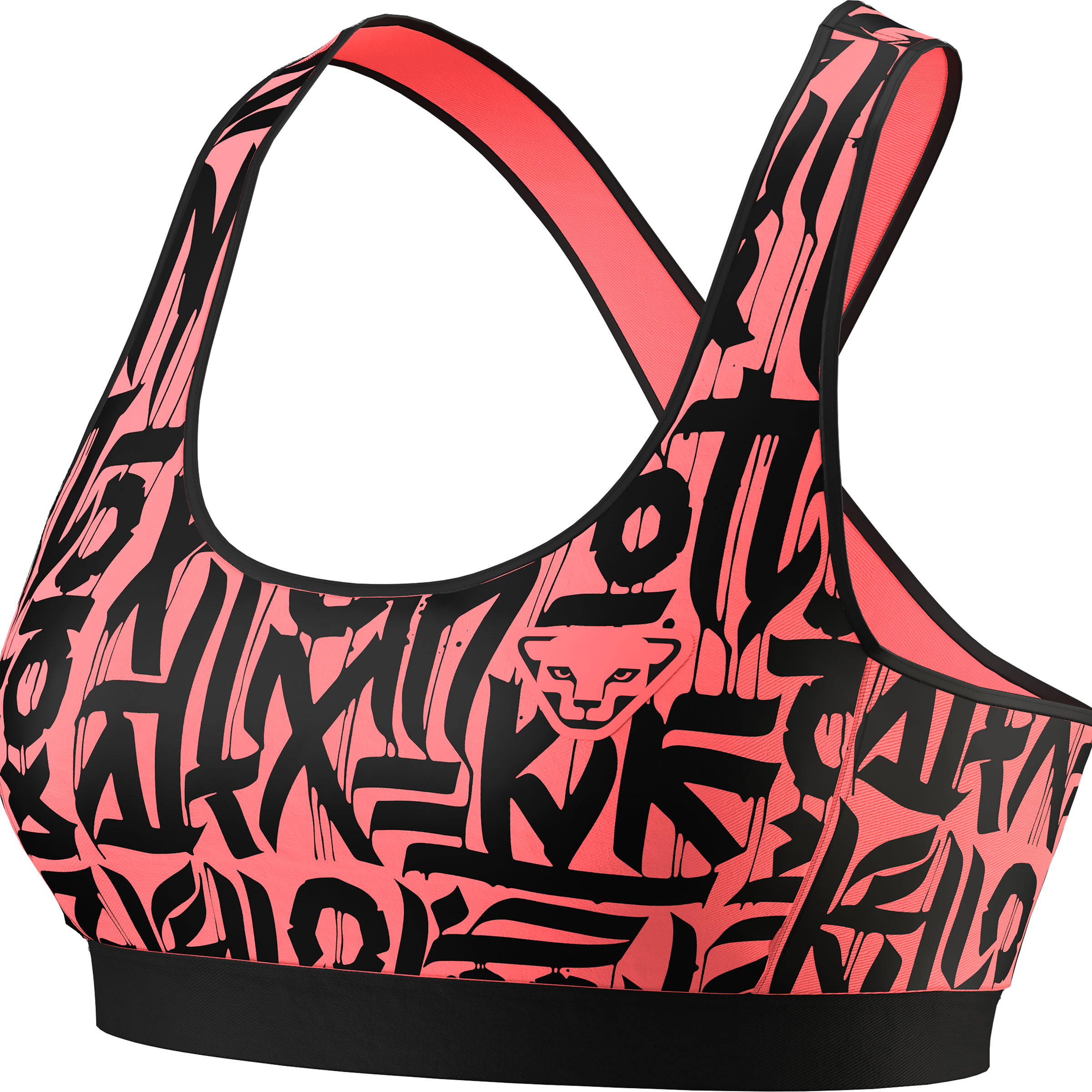 Dynafit Alpine Graphic Sport BH Damen Sport-BHs orange Größe L Trailrunning | Laufen Widerstandsfähig