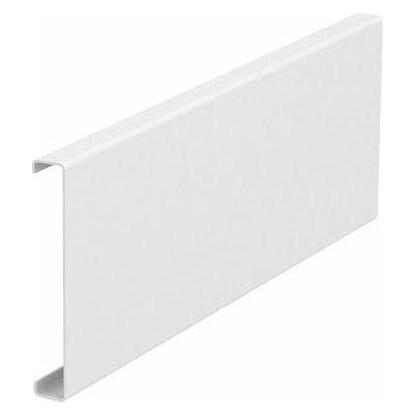 OBO Bettermann Oberteil GEB-K ST rws 80x100mm unbeh hfr glatt halogenfrei RAL9010 (10 cm) (GS-OTRW100)