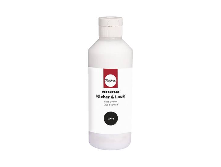 Decoupage Kleber&Lack matt, Flasche 250ml