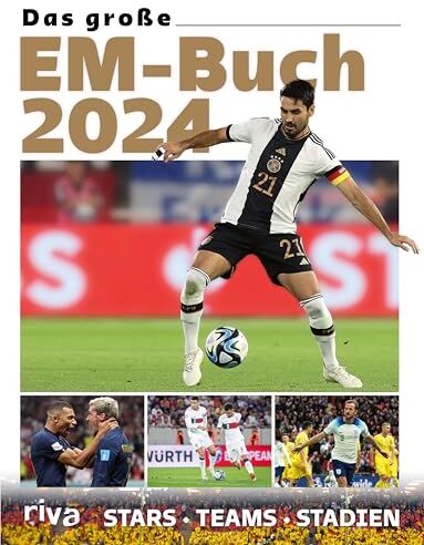 Das große EM-Buch 2024: Stars. Teams. Stadien. Das Buch zur Fußball-Europameisterschaft in Deutschland. Mit Stars wie Kylian Mbappé und Harry Kane. Das perfekte Geschenk für Sportfans - Preis vom 09.10.2026 07:28:09 h