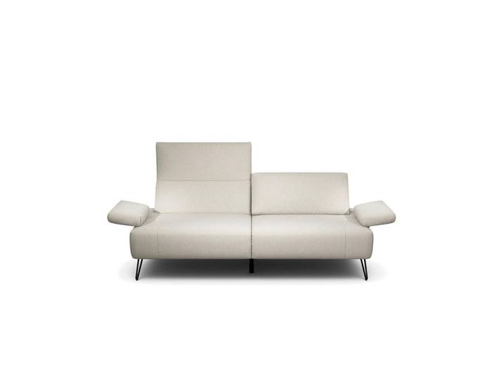 Sensoo 2,5-Sitzer Cosy, Natur, Metall, 204-234x85x86-94 cm, Stoffauswahl, Armteil links, rechts, Wohnzimmer, Sofas & Couches, Sofas, 2-Sitzer Sofas
