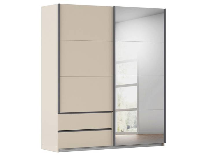 Schwebetürenschrank Elara Champagnerfarben