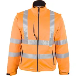 ASATEX PREVENT Warnschutz Softshelljacke Klasse 3 8060 Warnorange M