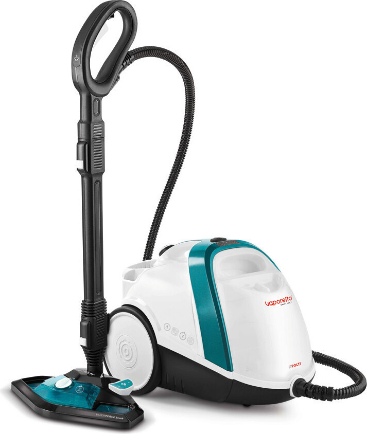 Polti Vaporetto Smart 100 T Stoomreiniger - Turquoise - 1500W - 4 Bar - 110g/min - 9 accessoires