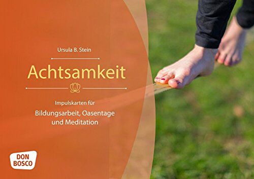 Stein, Ursula B. - Achtsamkeit: Impulskarten für Bildungsarbeit, Oasentage und Meditation (Themenkarten für Erwachsenenbildung und Seelsorge) - Preis vom 15.10.2026 23:06:25 h
