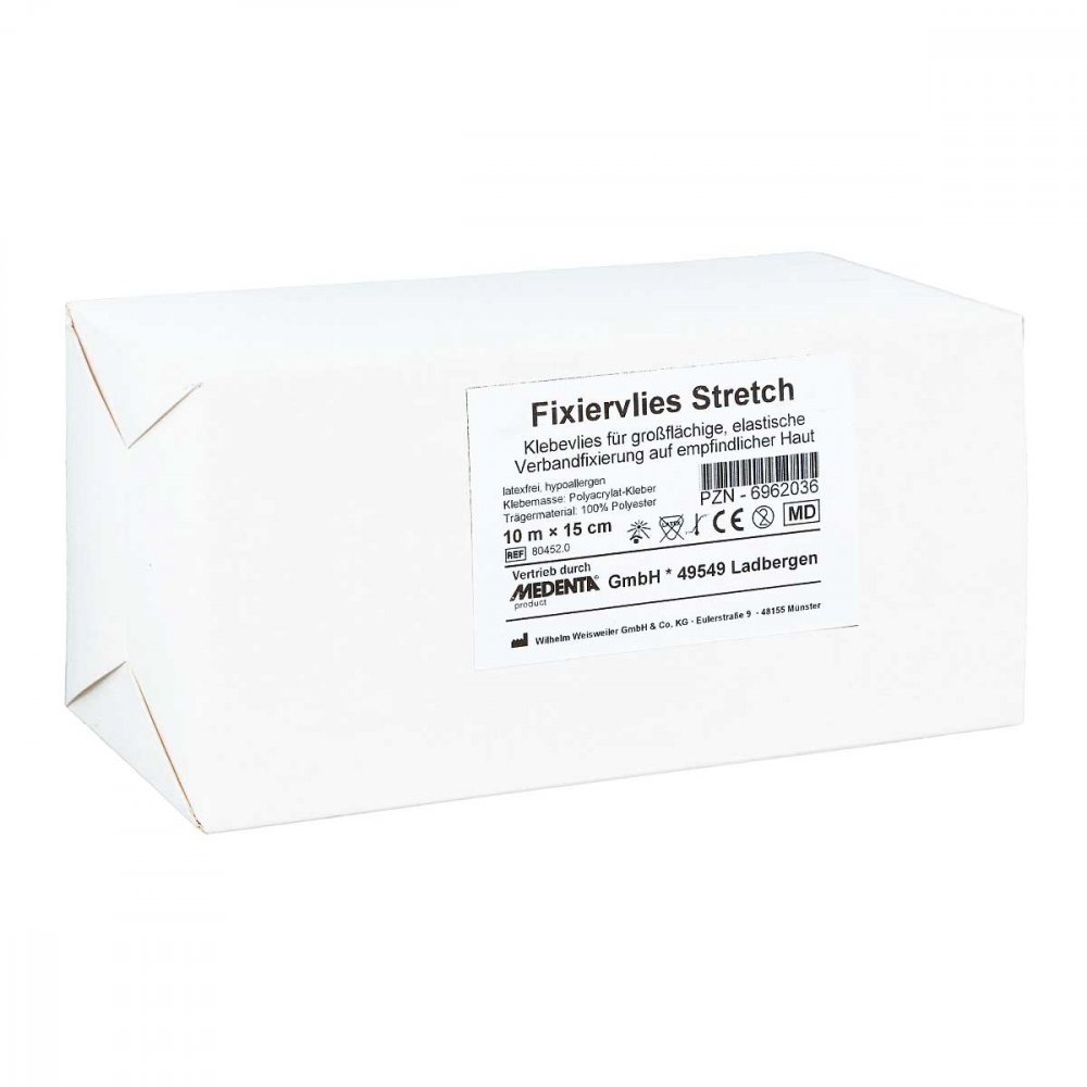 MEDENTA GmbH Fixiervlies Stretch 10mx15cm 06962036