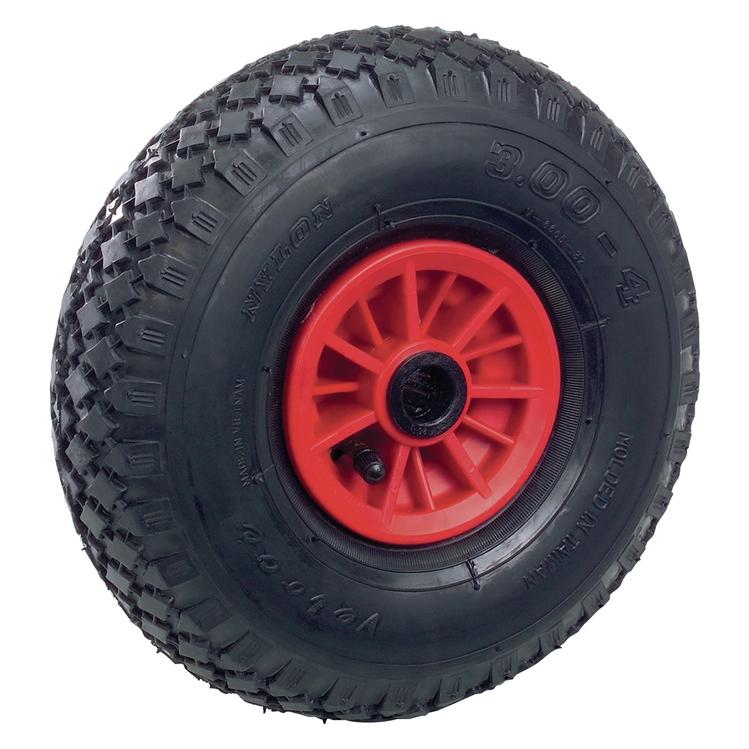 Fetra Luftrad 70100 Rad-Ø 260 mm Tragfähigkeit 200 kg Ersatzrad Block 2 PR Gleitlager (70100)