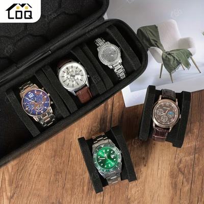 Inspire Essentials 5 Slot Watch Travel Case Organizer 5 Slot Watch Travel Case Organizer