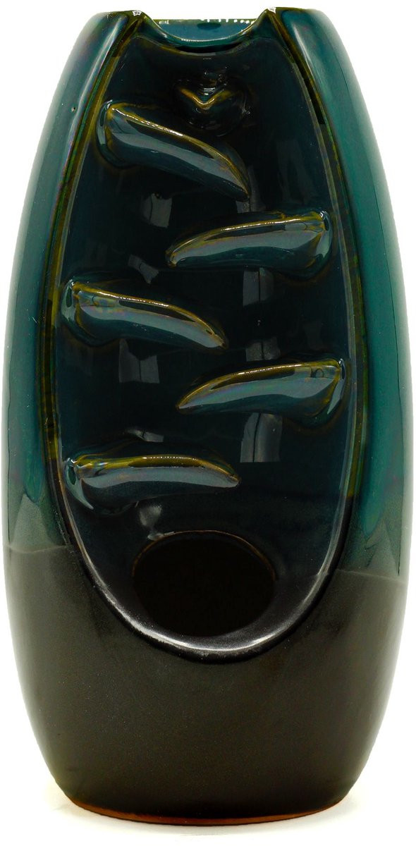 Serine Oval Cascade Backflow Incense Burner