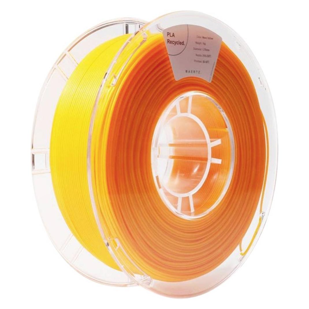 Maertz PLA Recycled Neon Yellow 1,75 1.000 g (PLA, 1000 g, 1.75 mm) (PMMA-1013-008)