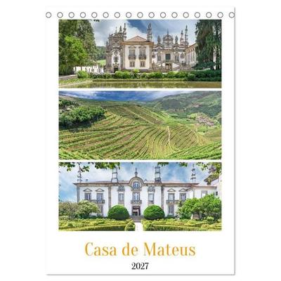 Casa de Mateus (Tischkalender 2027 DIN A5 hoch), CALVENDO Monatskalender