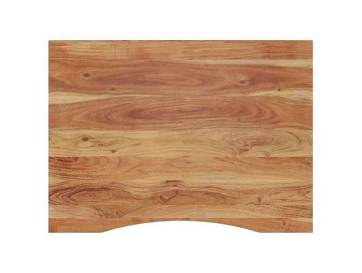 GHVBNMF Schreibtischplatte Massivholz Akazie 100x80x2,5 cm Ergoform Ergonomische Echtholz Tischplatte aus Akazie für Arbeitszimmer und Homeoffice. Belastbar bis 75 kg, pflegeleicht im Alltag.