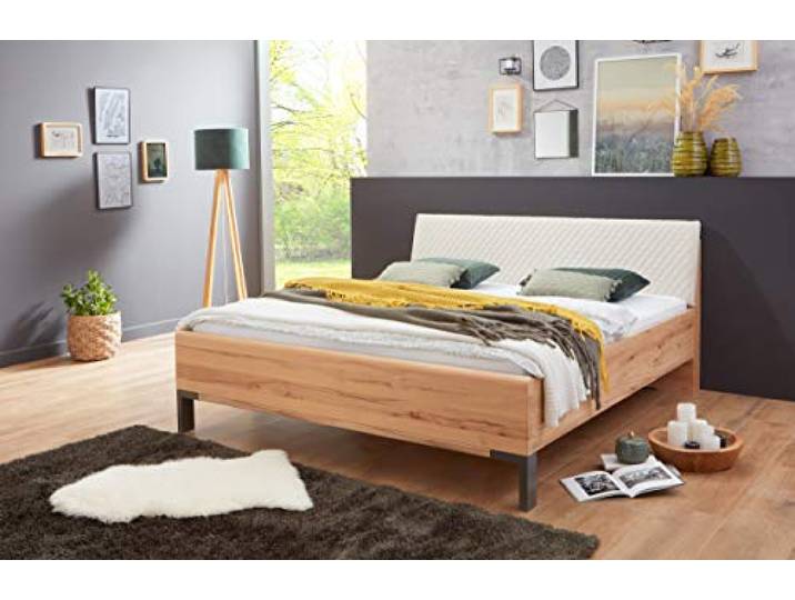 Wiemann Livorno Koje, Holzwerkstoff, Creme, Astkernbuche, 180 x 200 cm