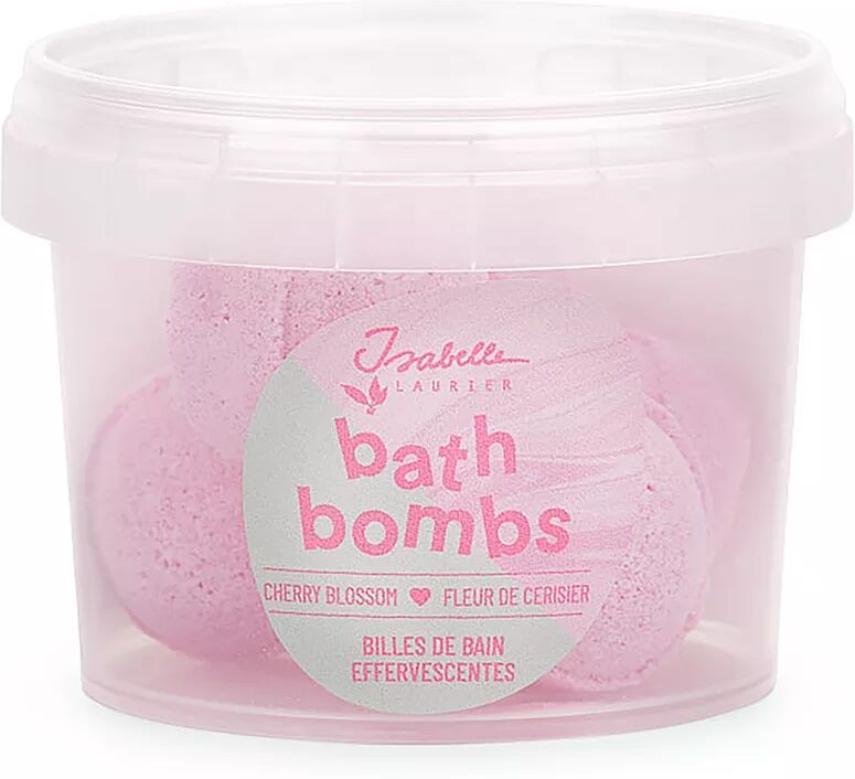 Isabelle Laurier - Rosa Schäumende Badekugeln - Duft: Kirschen, 5 x 8 g