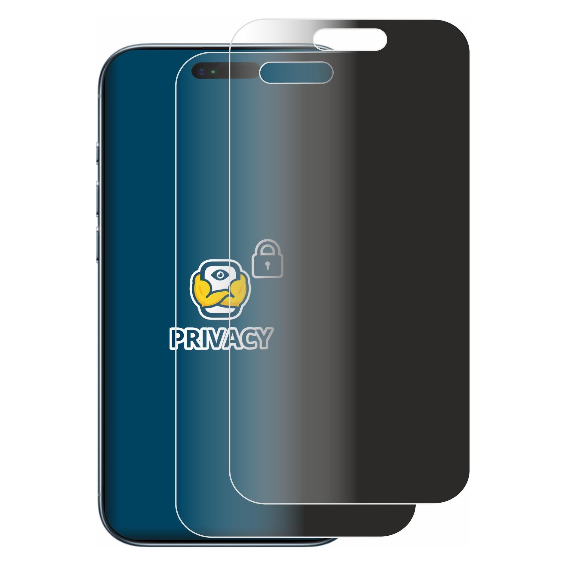 Brotect Sichtschutzfolie für Apple iPhone 17 Air Anti-Spy Privacy Folie Blaulicht-Schutz (2 Stk., Apple iPhone Air) (4360115)