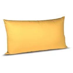 fleuresse Satin-Kissenbezug Satin 40 x 80 cm Orange Hellorange