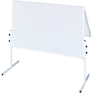 Franken Moderationstafel X-tra!Line MT2211, mit Standfüßen, klappbar, Whiteboard magnetisch beidseitig, weiß, 120 x 150 cm