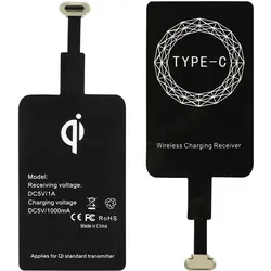 Avizar QI Ladegerät und Ladeempfänger (5 W), Wireless Charger, Schwarz