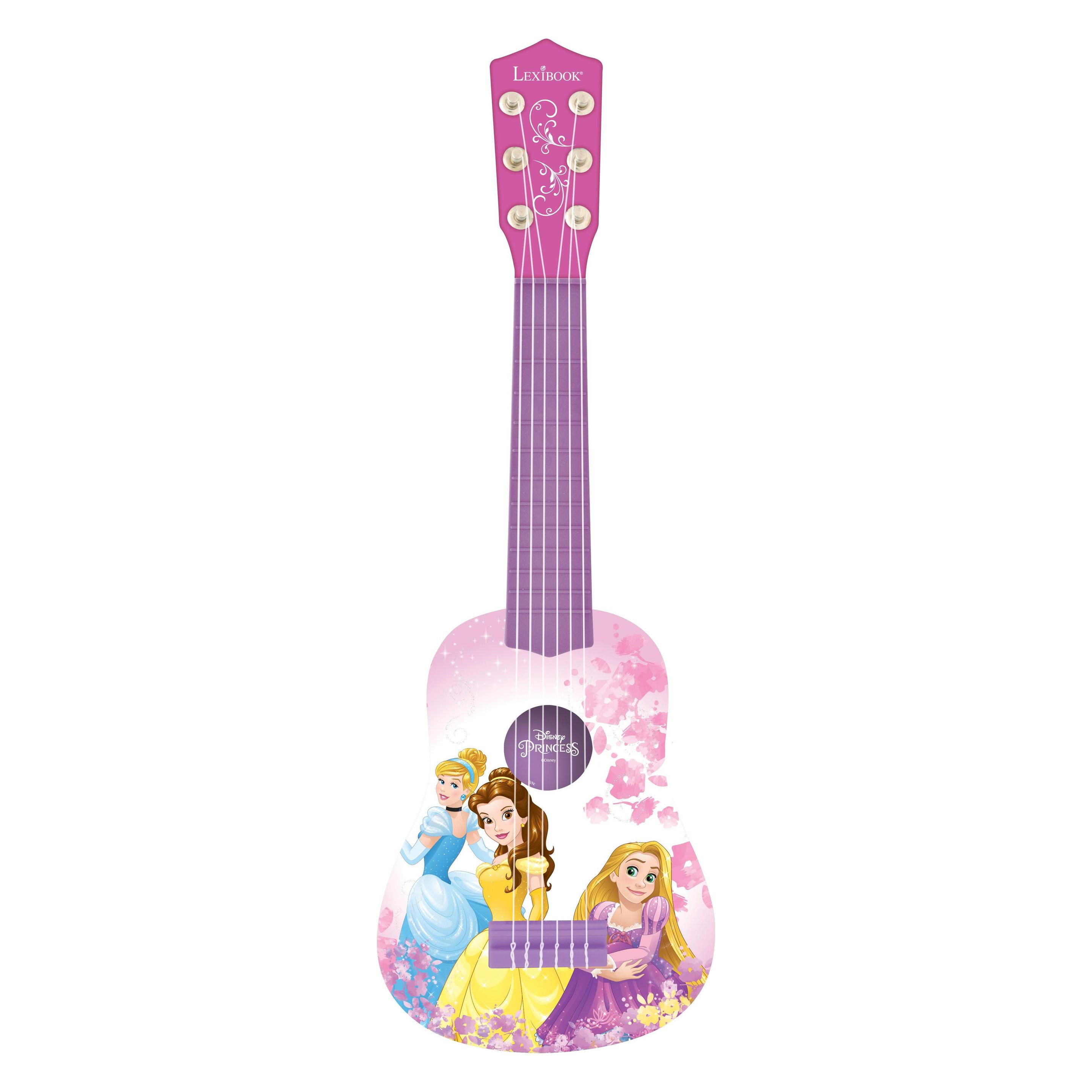 Lexibook Disney Prinzessin Meine erste Gitarre 21 Zoll / 53cm (Multilingual) (K200DP)