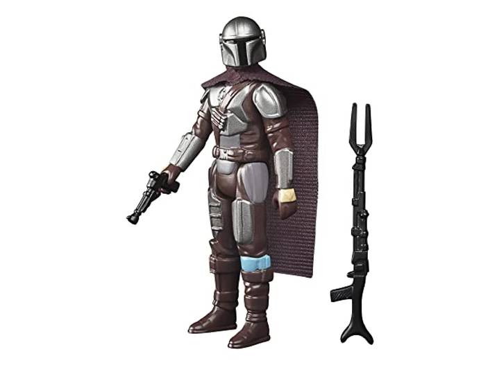 Star Wars Retro Collection, The Mandalorian (Beskar)-speelfiguur van 9,5 cm uit Star Wars: The Mandalorian, verzamelfiguur