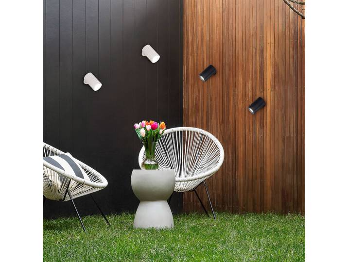 FH Lighting LED-Akku-Wandspot Magnetic, weiß, dimmbar, CCT, IP44 dimmbar, weiß / opal, für Wohn- / Esszimmer, Kunststoff, Modern, LED Deckenlampe