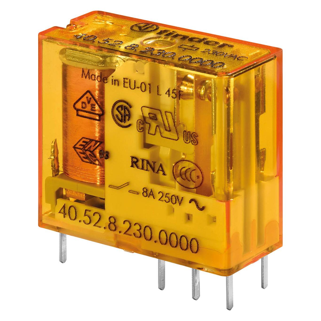 Finder Relais Serie 40.52 230VAC 8A (40.52.8.230.0000)