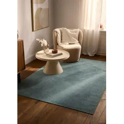 bonprix Teppich mit weicher Oberfläche, rot, Gr.160x230 cm, Harmonische Farben auf herrlich weicher Veloursqualität