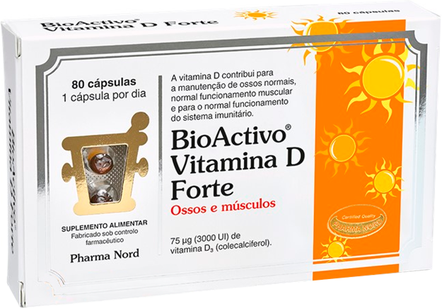 BioActivo Vitamina D Forte 80 comprimidos