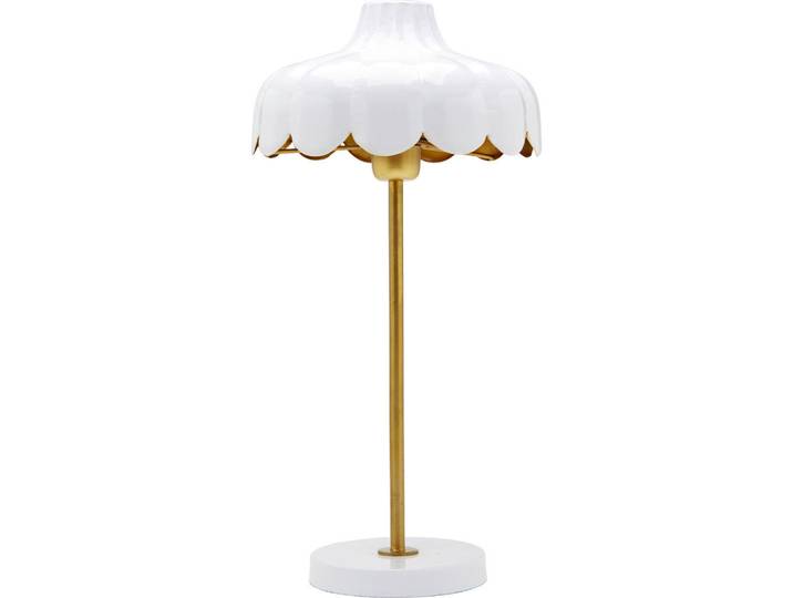 PR Home Tischleuchte Wells, Weiß, Metall, 24x50x24 cm, Lampen & Leuchten, Innenbeleuchtung, Tischlampen, Tischlampen