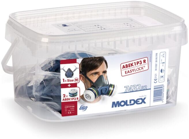 Boîte de protection respiratoire Moldex 7432 1x7002,2xA1B1E1K1P3 R Filter 9430 (7432 02)