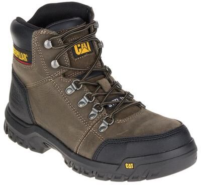 Caterpillar Outline ST - Mens 9 Grey Boot W