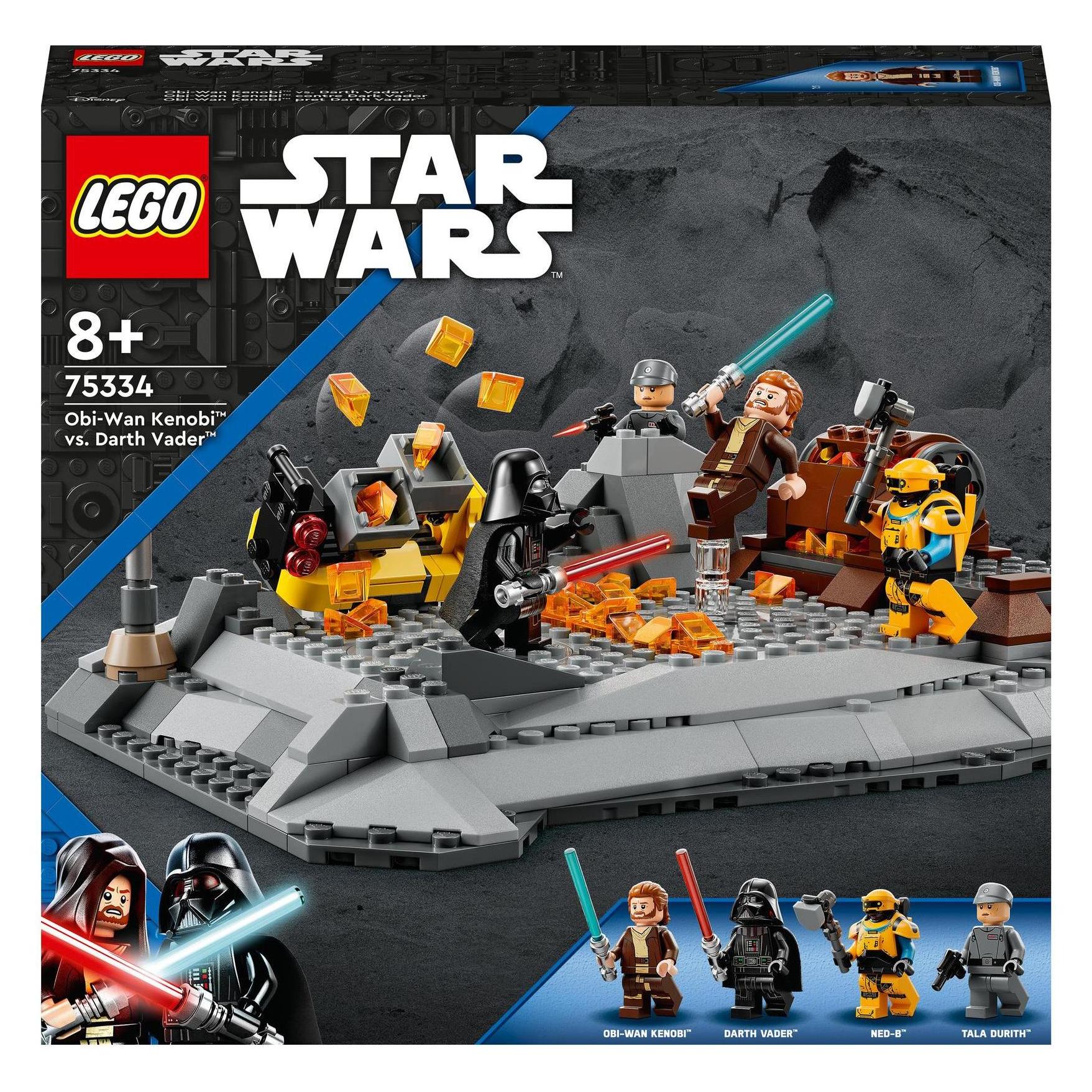 LEGO 75334 Obi-Wan KenobiTM vs. Obi-Wan KenobiTM Darth Vad (75334, LEGO Star Wars) (75334)