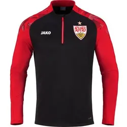 JAKO Unisex VfB Warm-Up Ziptop International 26/27, Größe L in Schwarz Schwarz
