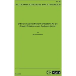 Michael Heckmann:Entwicklung eines Benc, Fachbücher von DAfStb, Michael Heckmann