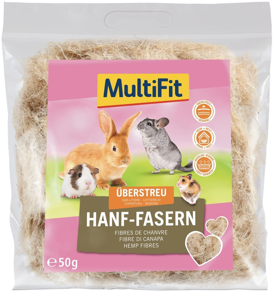 MultiFit Lettiera in Fibre di Canapa 50G