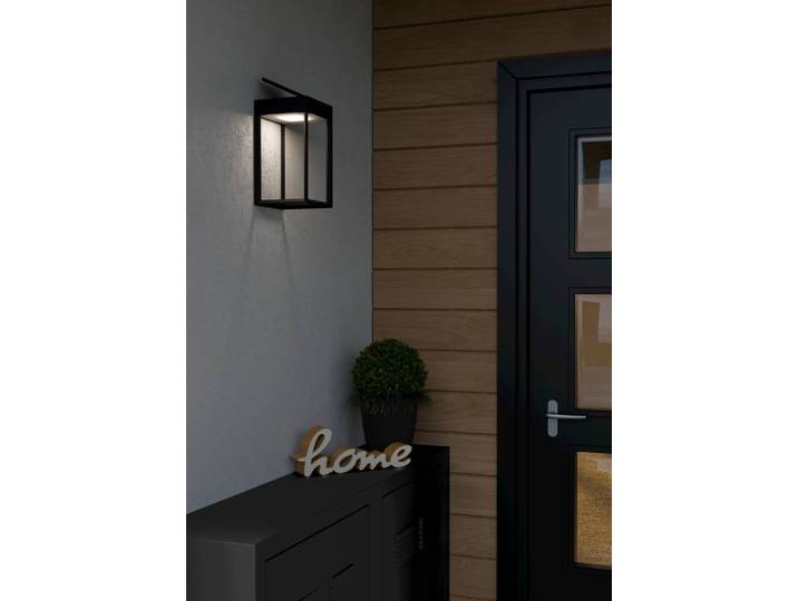 Applique murale LED 14 x 25 x 14cm Noir