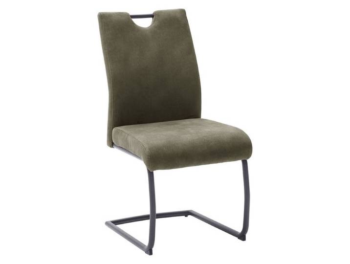MCA Schwingstuhl Acroma Olive Kunstfaser Freischwinger