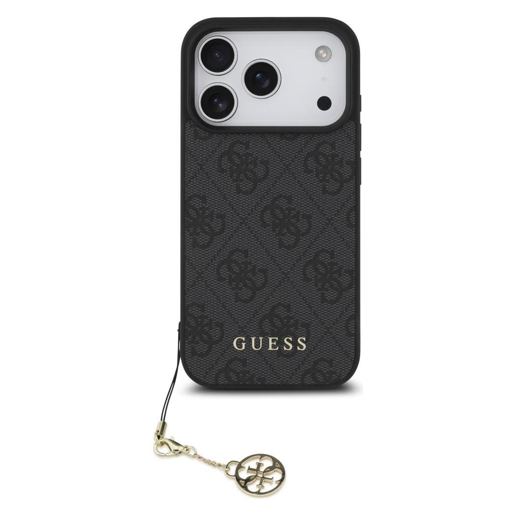 Guess Hülle 4G Charm Elegante Schutz Raffiniertes Design Trendaccessoire (Apple iPhone 17 Pro Max) (GUHMP17XGF4GCK)