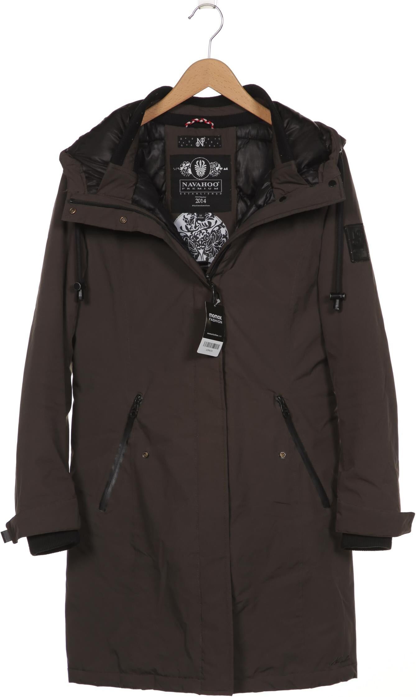 Navahoo Damen Mantel, Grün, Gr. M, Synthetik - Second Hand