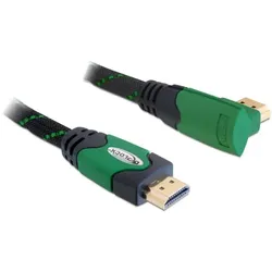 DeLOCK 2m High Speed HDMI 1.4 HDMI-Kabel HDMI Typ A (Standard) Schwarz, Grün