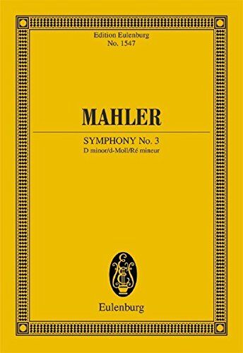 Sinfonie Nr. 3 d-Moll: Orchester. Studienpartitur. (Eulenburg Studienpartituren) - Preis vom 30.09.2026 22:30:23 h