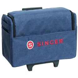 Singer 250050496 Nähmaschinen-Rollkoffer Jeans-Blau, Nähzubehör, Blau