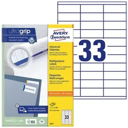 Avery Zweckform 3300er-Pack Universal Klebeetiketten »3421«