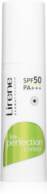 Lirene Im-perfection Control Day Cream SPF 50 protective day cream for oily and combination skin SPF 50 40 ml