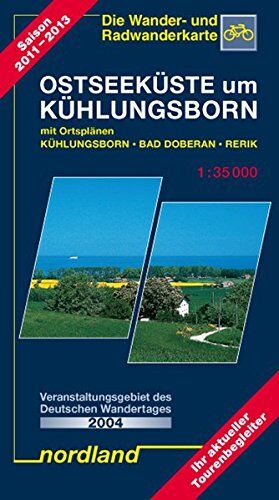 Peter Kast - Ostseeküste um Kühlungsborn 1 : 35 000: Rerik, Kröpelin, Bad Doberan mit Ortsplan Ostseebad Kühlungsborn - Preis vom 11.10.2026 03:10:56 h