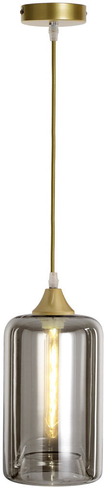17 Stories Aevyn 1 - Light Cylinder Pendant Smoke/Gold