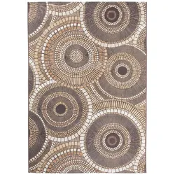 benuta Nest In- & Outdoor-Teppich Artis Braun 160x235 cm - Teppich für Balkon, Terrasse & Garten