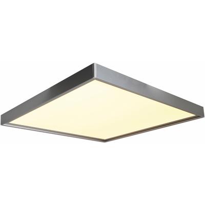 NÄVE LED Panel "Diversity", weiß (aluminiumfarben, weiß), 1, Leuchten, Energieeffiziensklasse F, incl. Rahmen, Klammern u. Seilabhängung