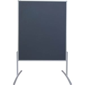 Franken Moderationstafel PRO MT800312, Filzbezug, 120 x 150 cm, grau