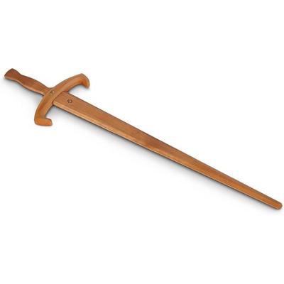 BestSaller 1116 - Magisches Langschwert Merlin, Birkenholz geölt, ca.75cm, Holz-Schwert, Zauberschwert
